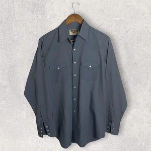 Authentic Western Youngbloods Size Medium Button Down Long Sleeve Shirt …